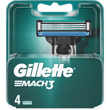 Gillette Mach 3 hlav.4ks | Holící čepelky a náhrady - Pánské